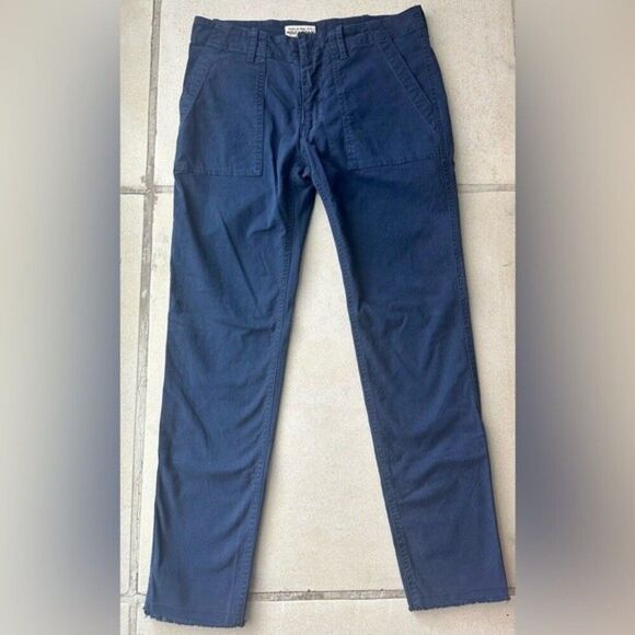 Nili Lotan Jenna straight leg Pants In Teal Blue Size 4 - Picture 3 of 12